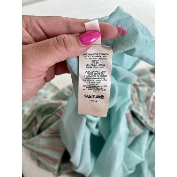 Anthropologie Audriana Shimmer Maxi Skirt Hippie Western Size XL $168 Sold Out - Picture 9 of 10